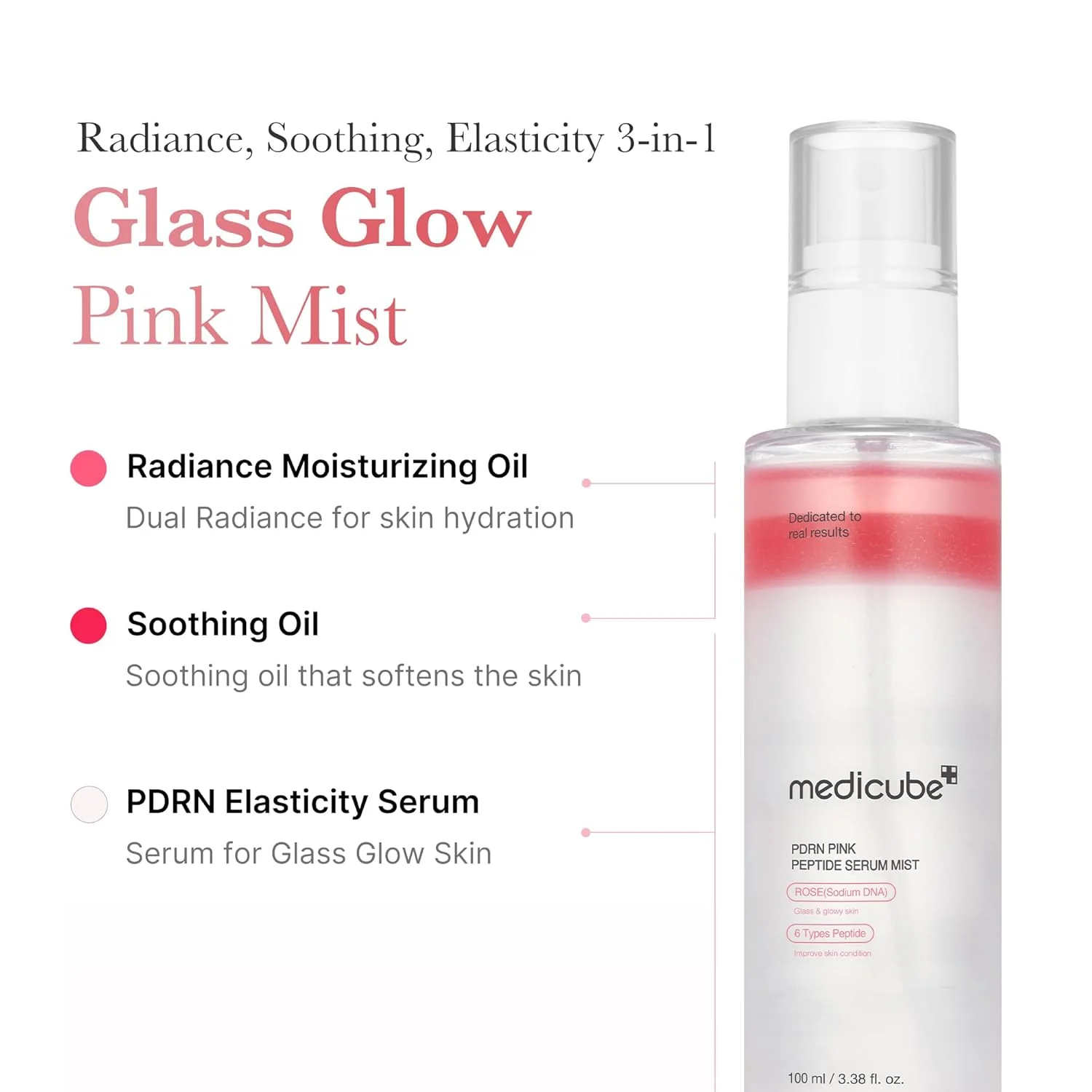Medicube PDRN Pink Glutathione Serum Mist 100ml - Image 3