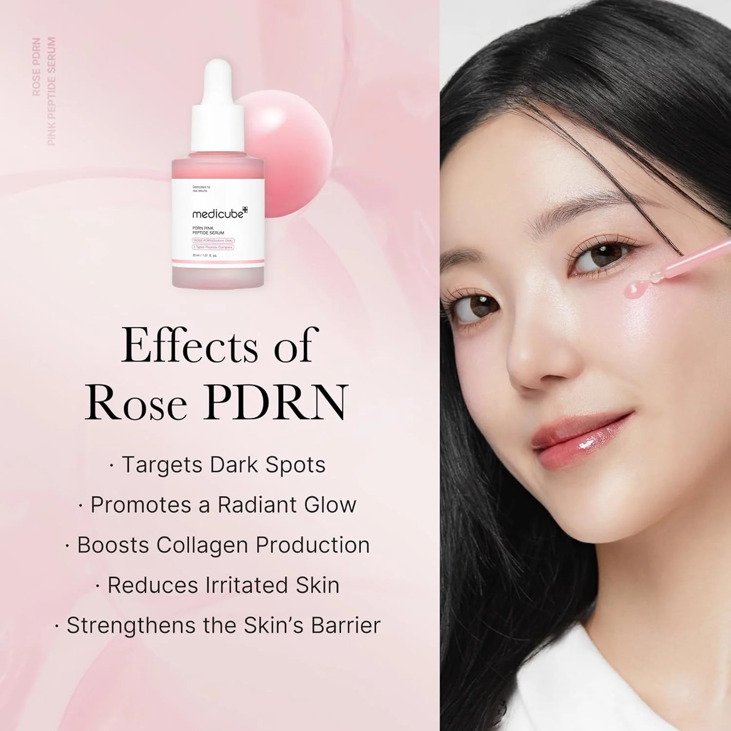 Medicube PDRN Pink Peptide Serum 30ml - Image 4