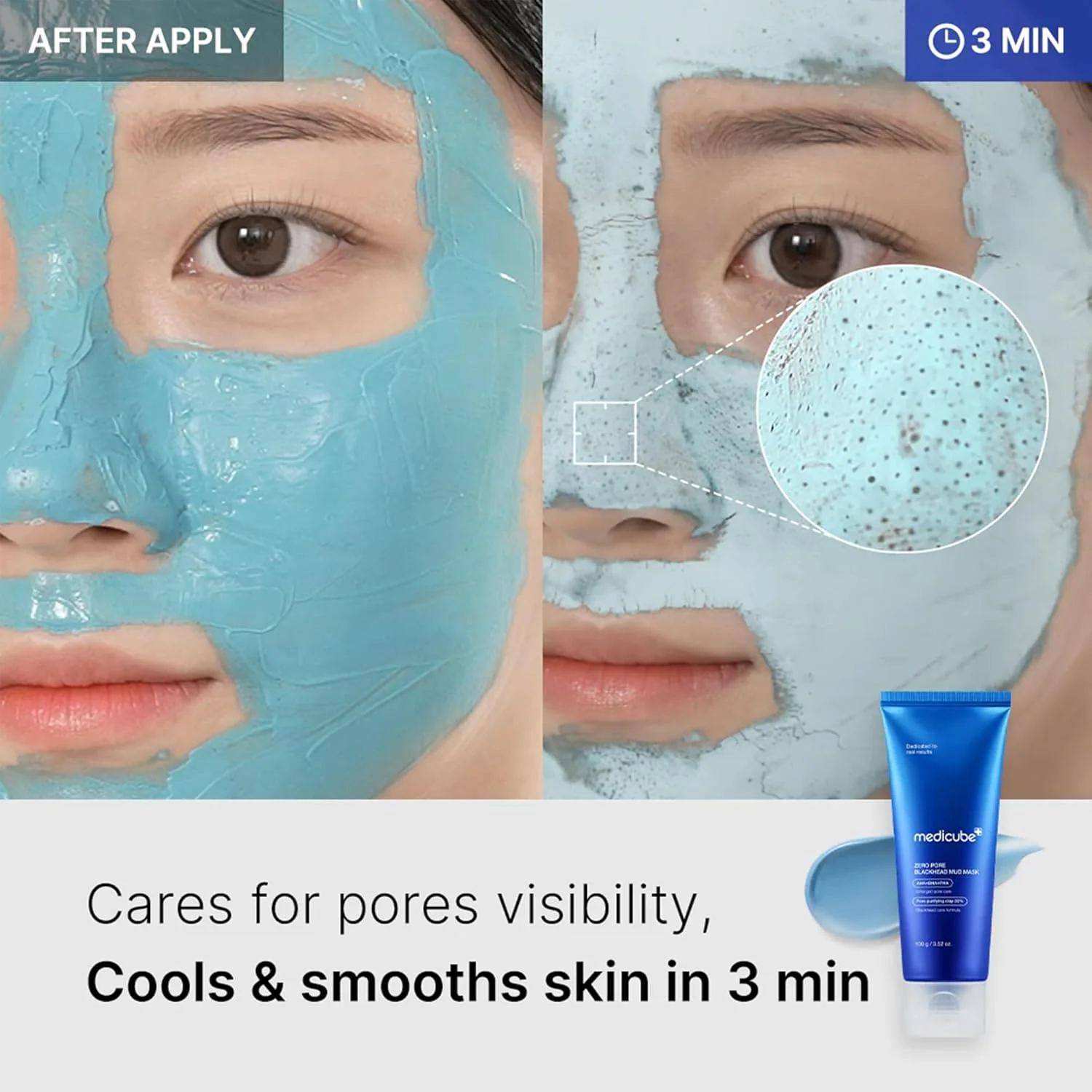 Medicube Zero Pore Blackhead Mud Mask 100g - Image 4
