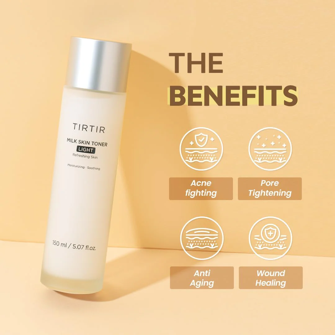TIRTIR Milk Skin Toner Light 150ml - Image 5