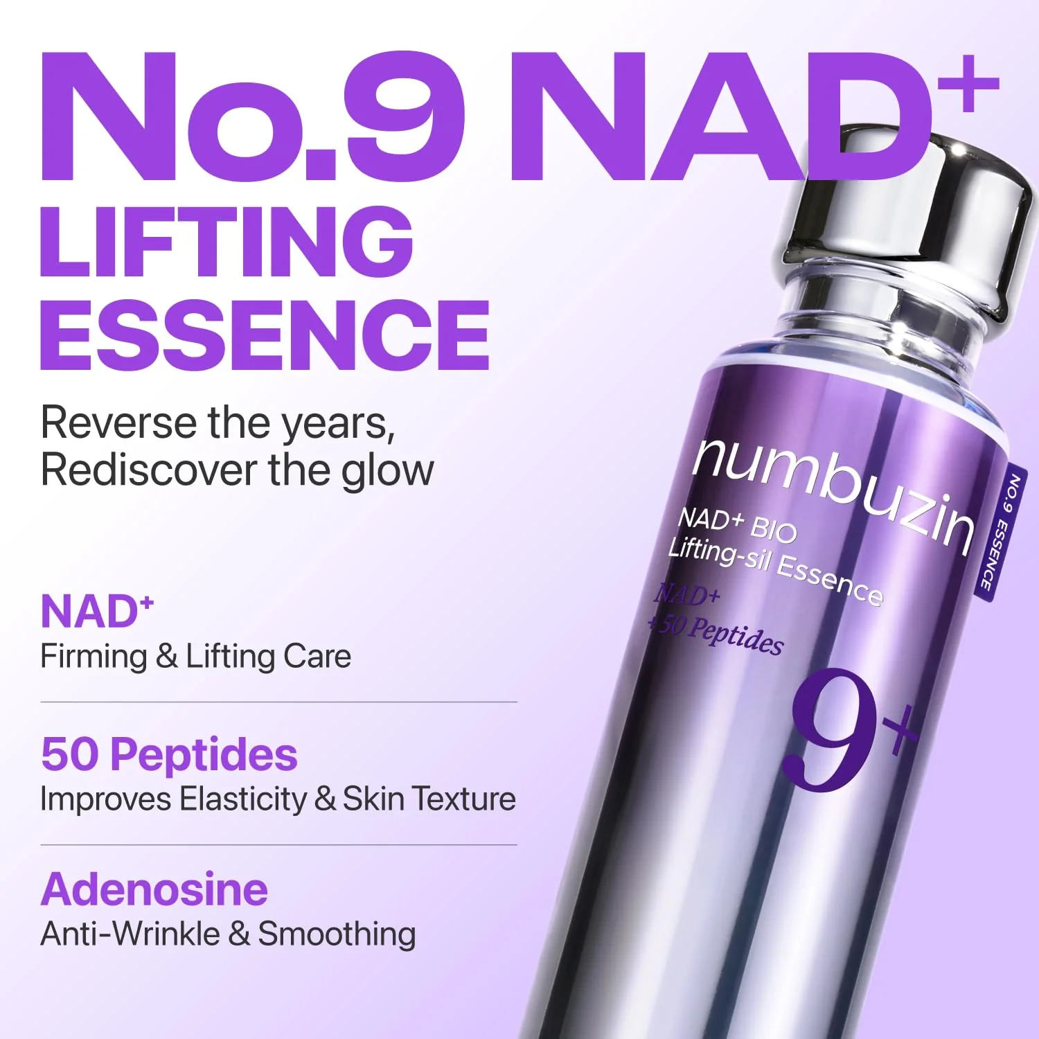 numbuzin No.9 NAD Bio Lifting Essence 50mL - Image 3