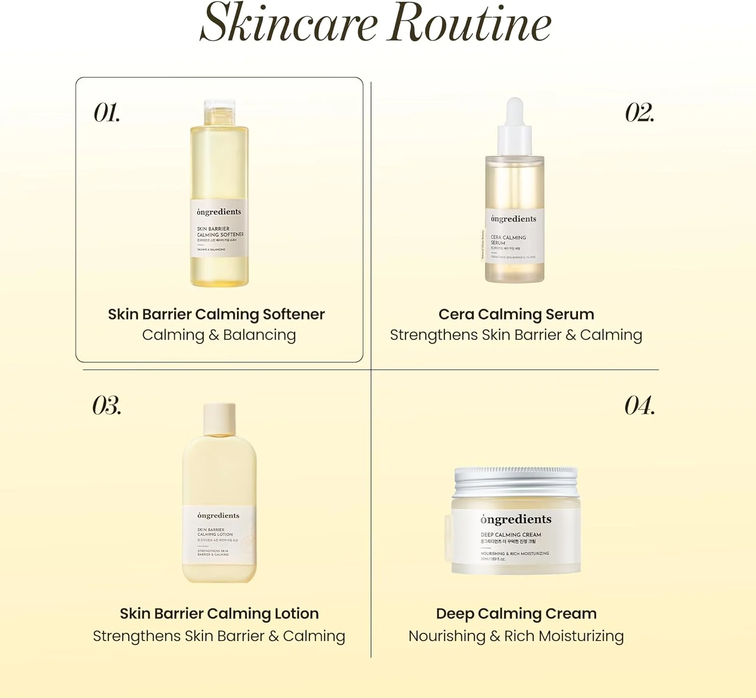 Ongredients Skin Barrier Calming Softener 250ml - Image 7