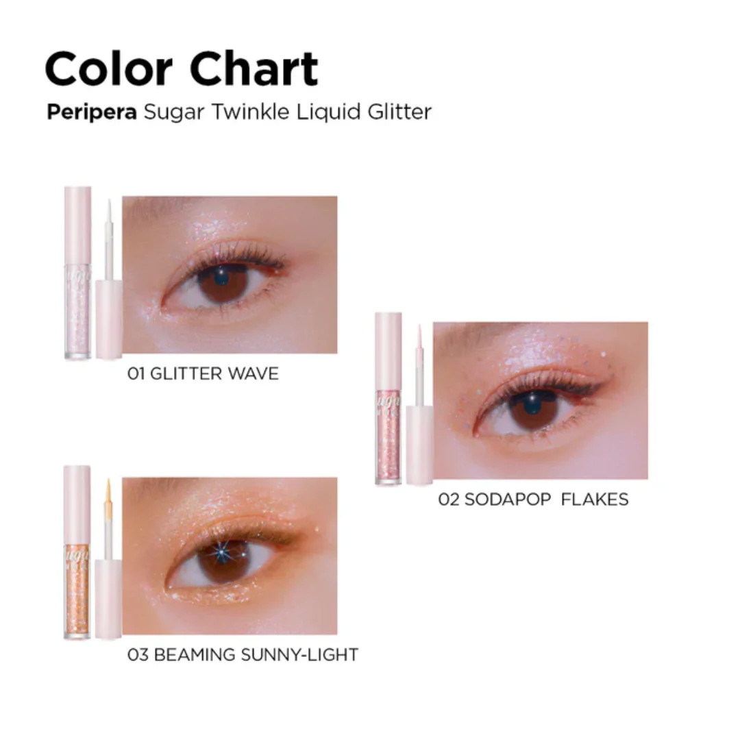 peripera Sugar Twinkle Liquid Glitter - 2 Types - Image 7