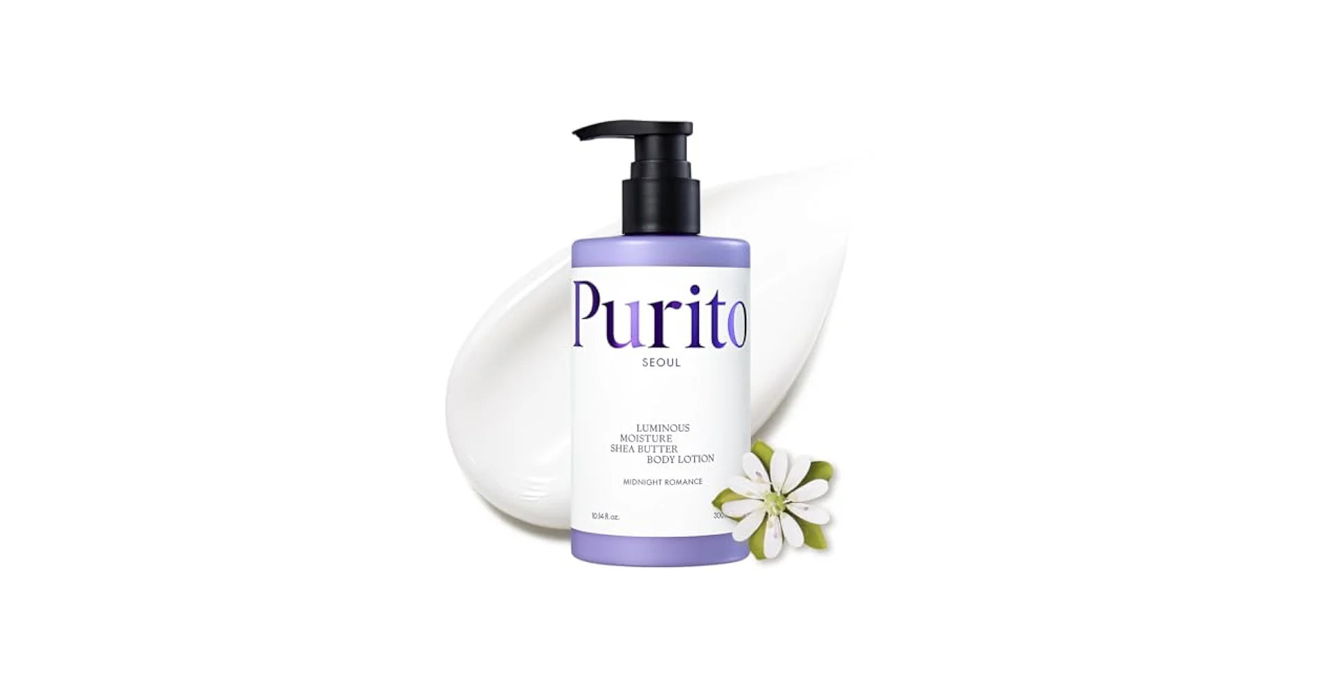 PURITO Luminous Moisture Shea Butter Body Lotion Midnight Romance 300mL - Image 4
