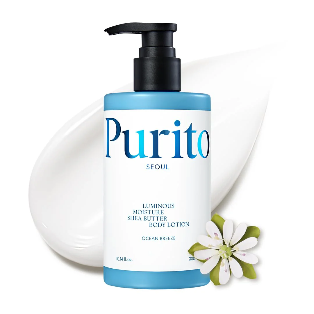 PURITO Luminous Moisture Shea Butter Body Lotion Ocean Breeze 300mL - Image 5
