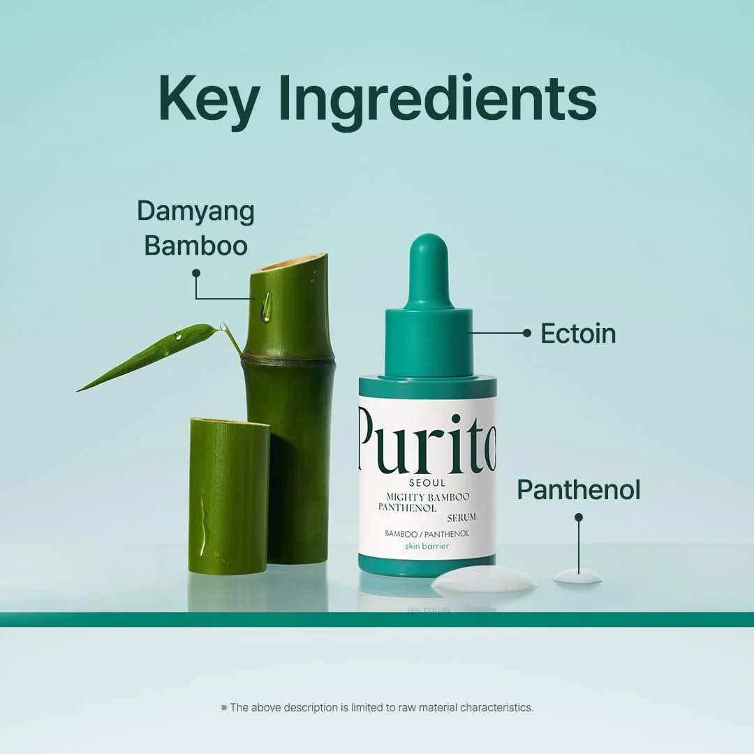 PURITO Mighty Bamboo Panthenol Serum 30ml - Image 4