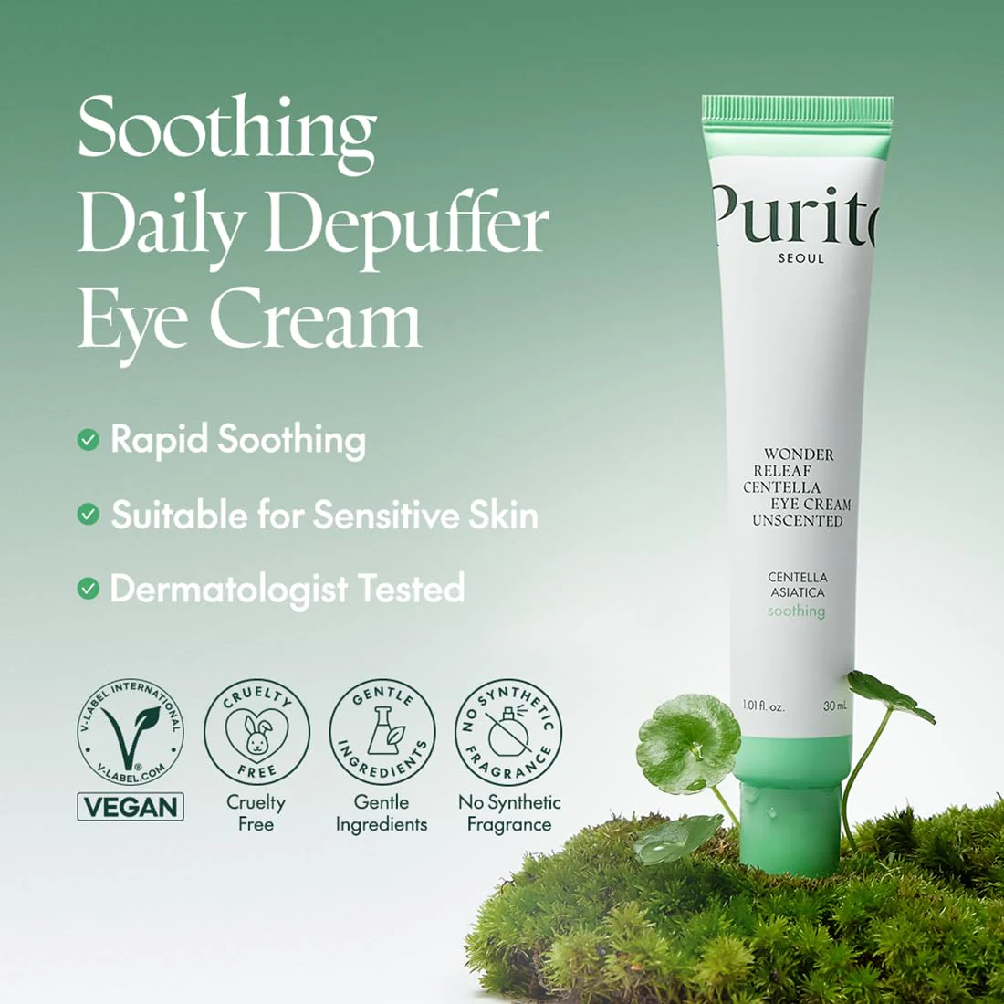 PURITO Wonder Releaf Centella Eye Cream Unscented - Image 5
