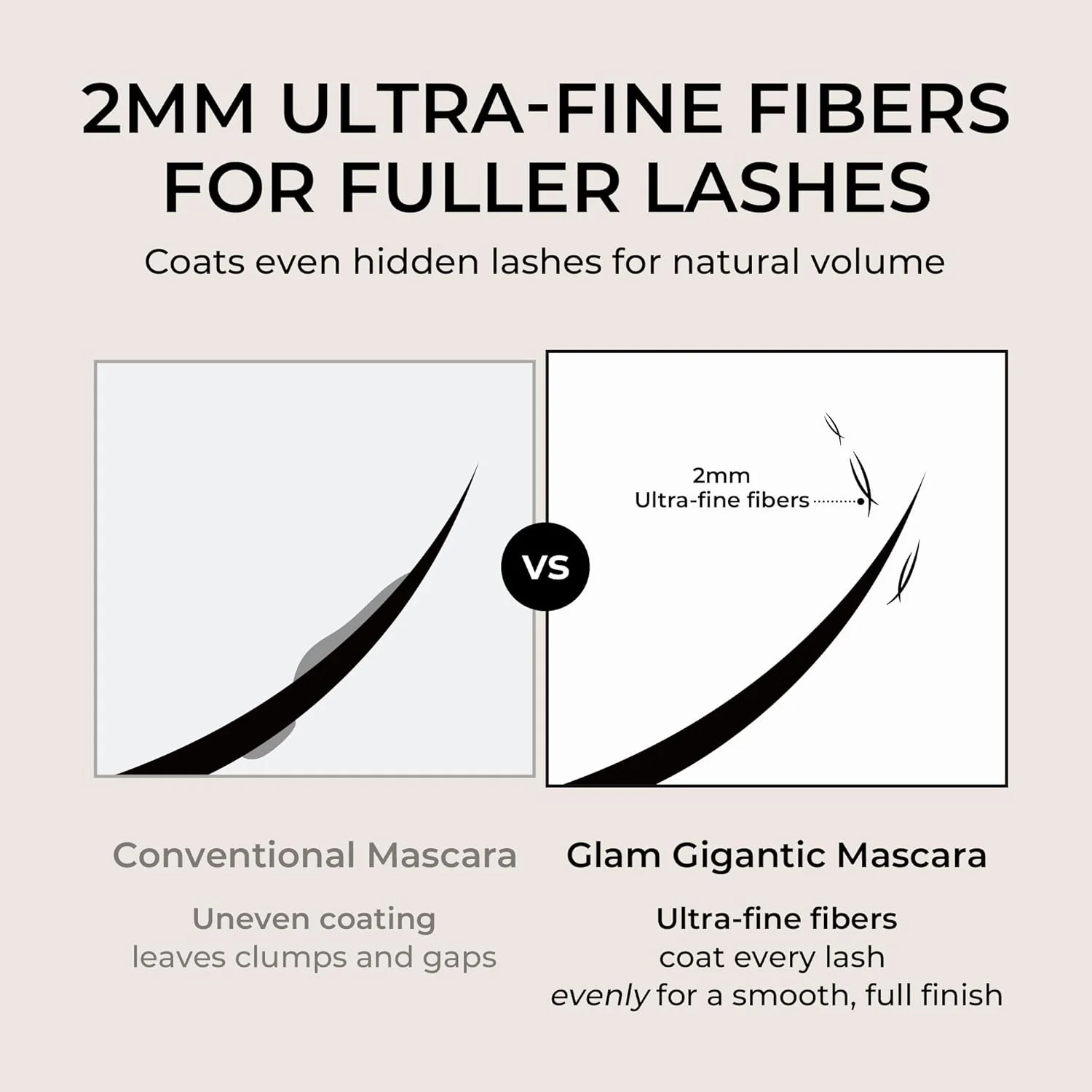 Quietone Glam Gigantic Mascara - Image 4