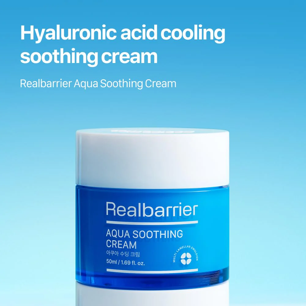 REAL BARRIER Aqua Soothing Cream 50ml - Image 4