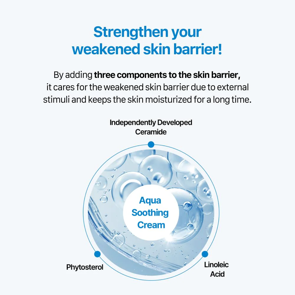 REAL BARRIER Aqua Soothing Cream 50ml - Image 7