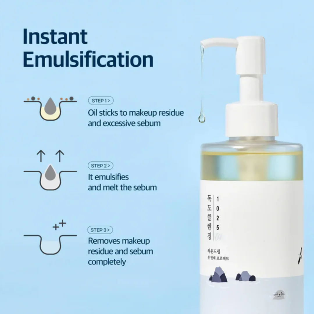 ROUND LAB 1025 Dokdo Cleansing Oil 200mL - Image 3