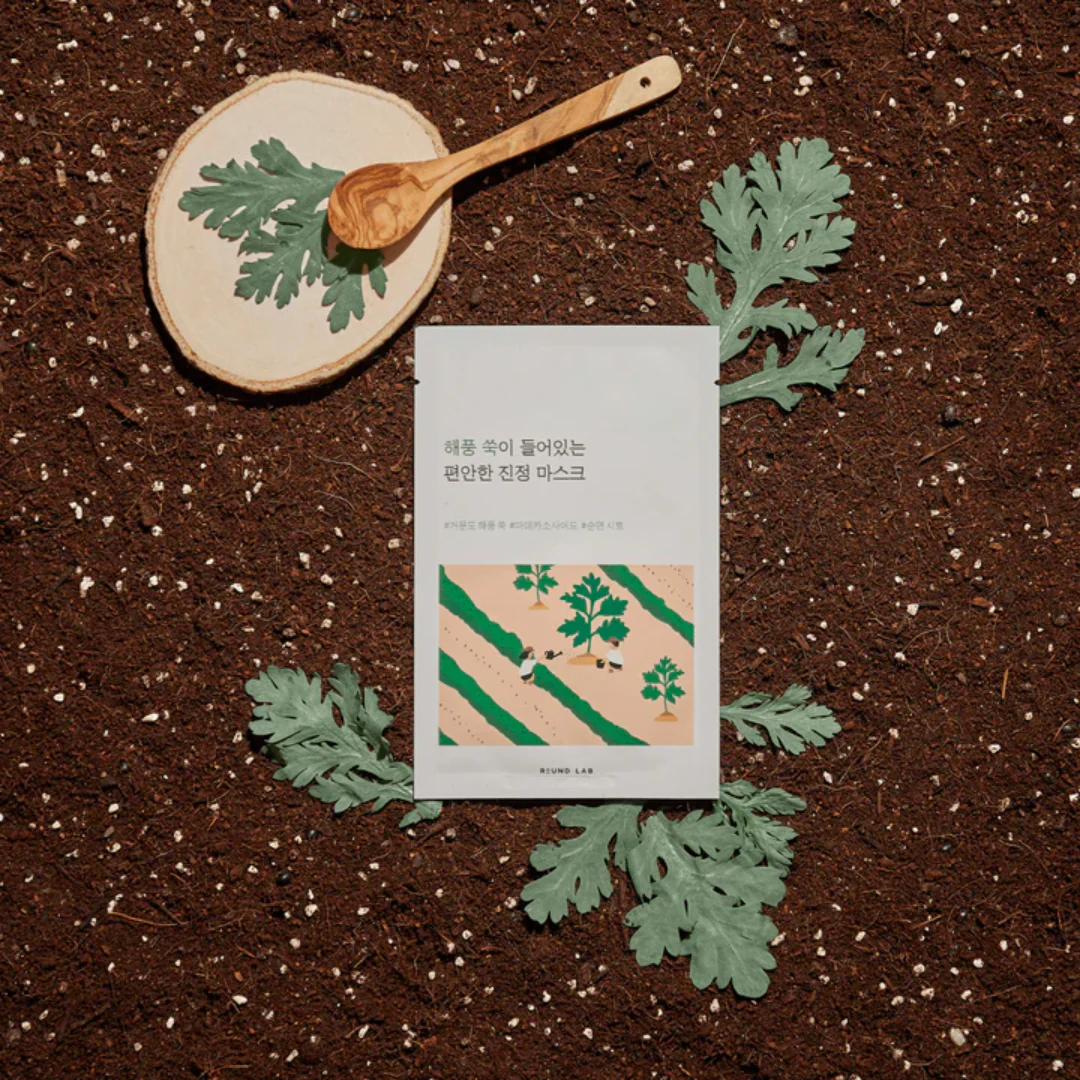 ROUND LAB Mugwort Calming Mask Sheet 1EA - Image 4