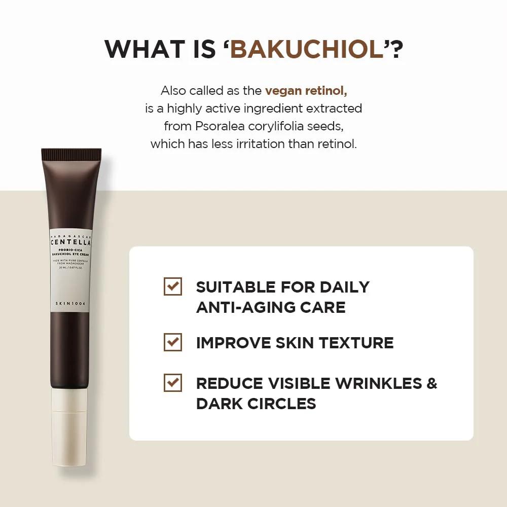 SKIN1004 Madagascar Centella Probio-Cica Bakuchiol Eye Cream 20ml - Image 5