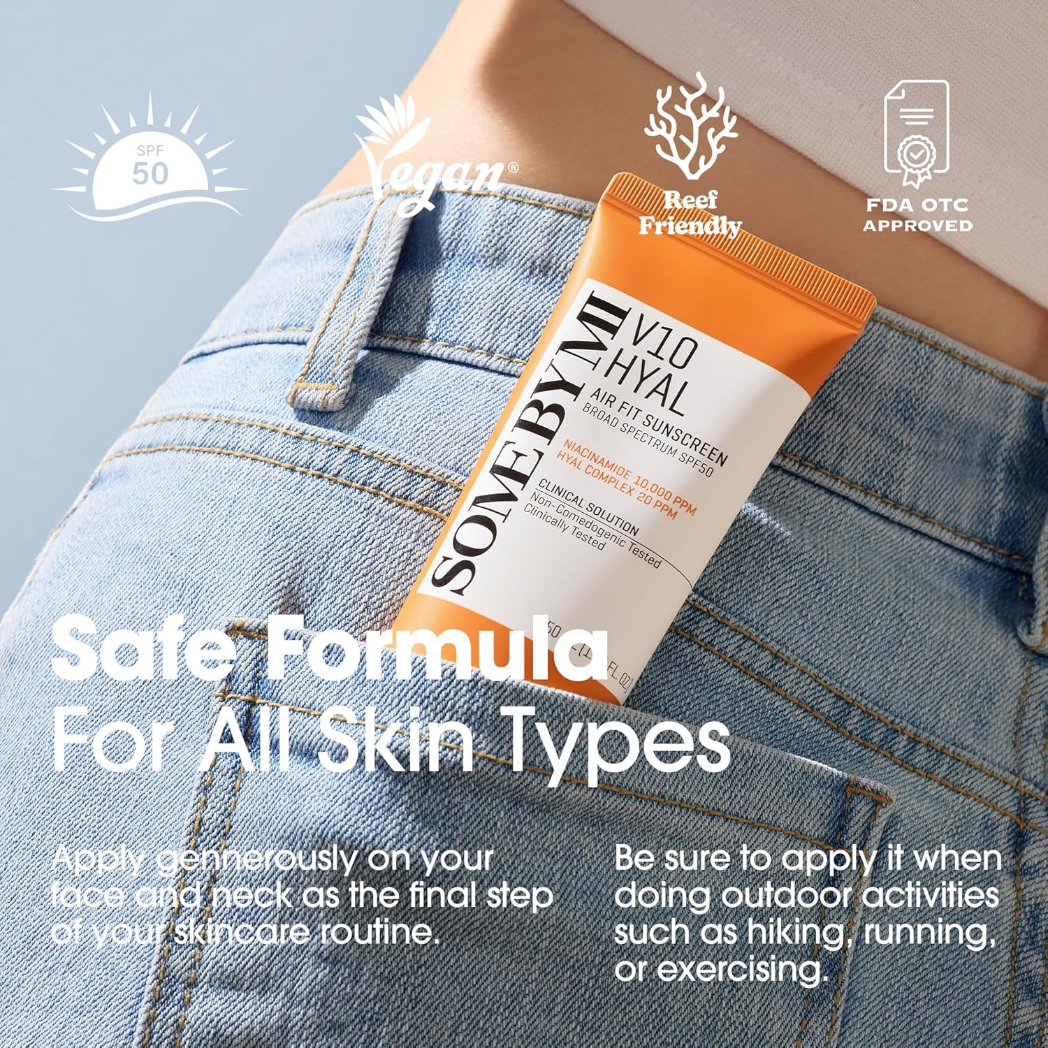 SOME BY MI V10 Hyal Air Fit Sunscreen SPF 50 - Image 7