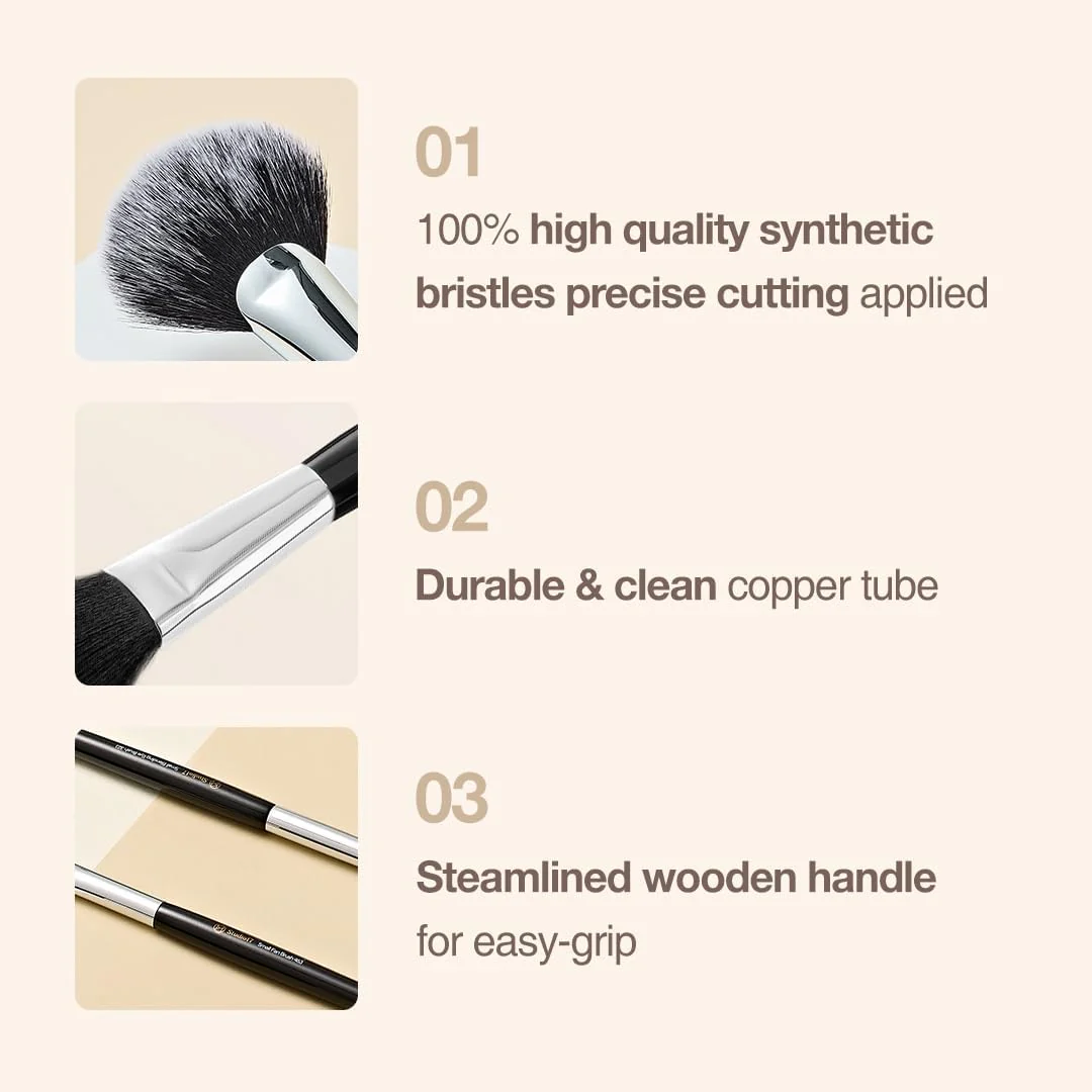 STUDIO 17 Portable Makeup Brush Set - Image 4