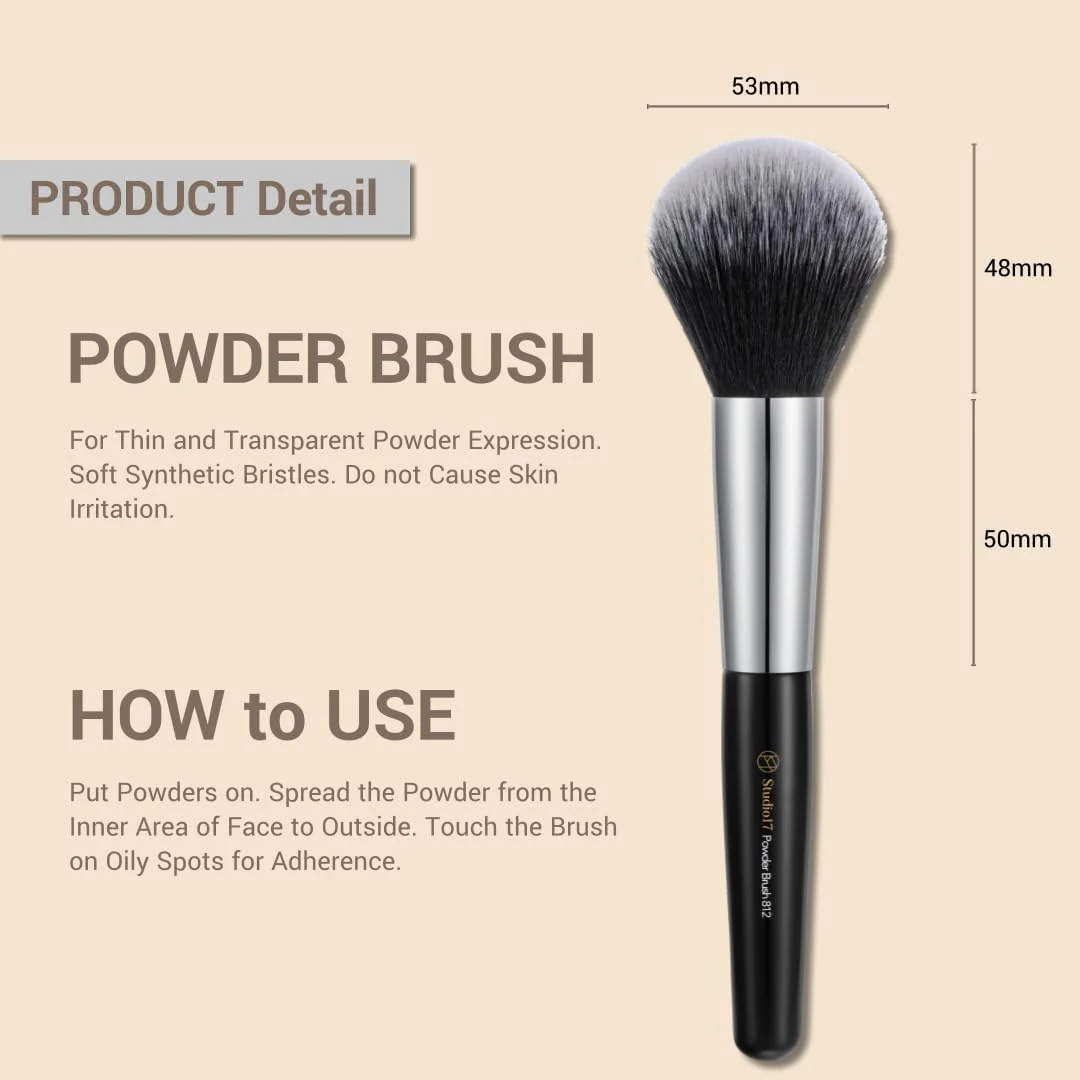 STUDIO 17 Velvet Powder Brush 423 - Image 3