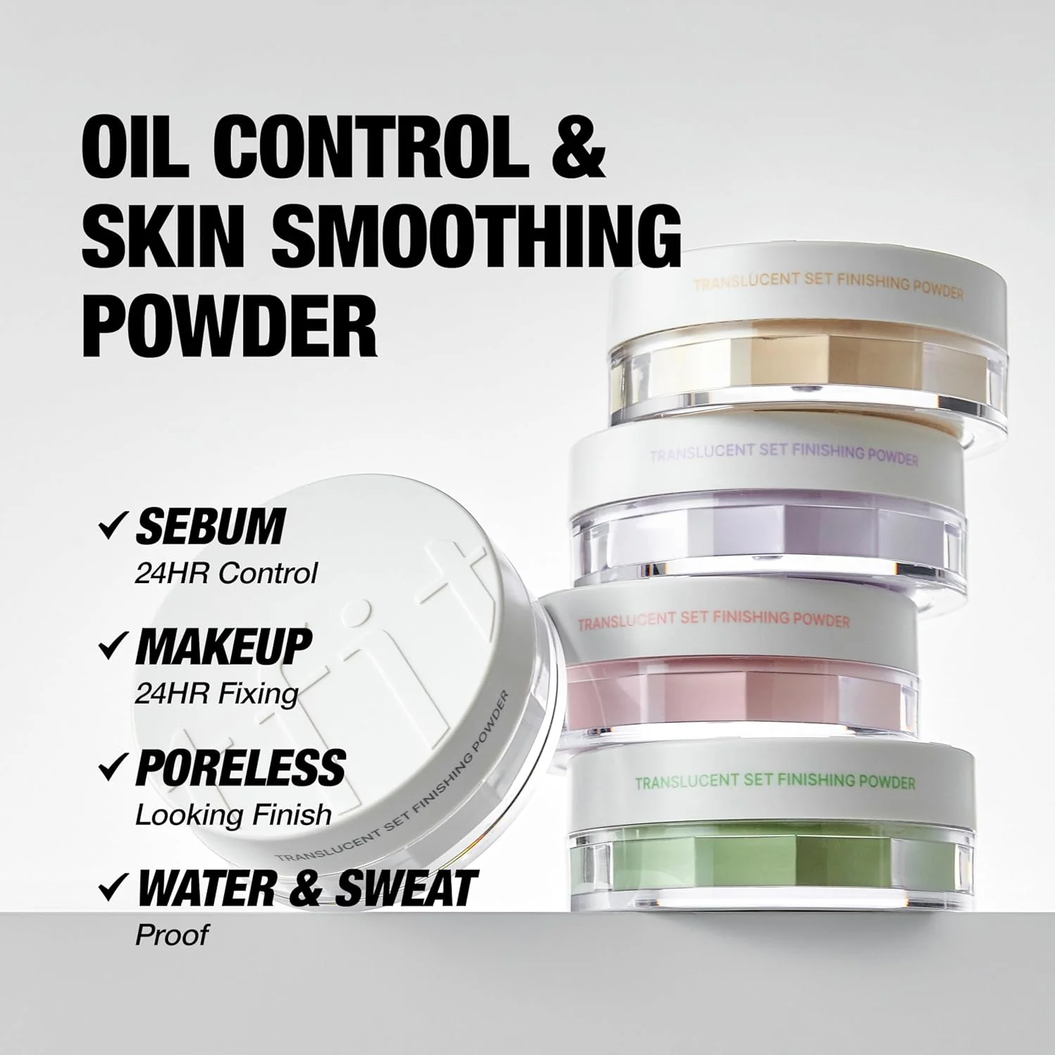 TFIT Translucent Set Finishing Powder - 01 White - Image 5