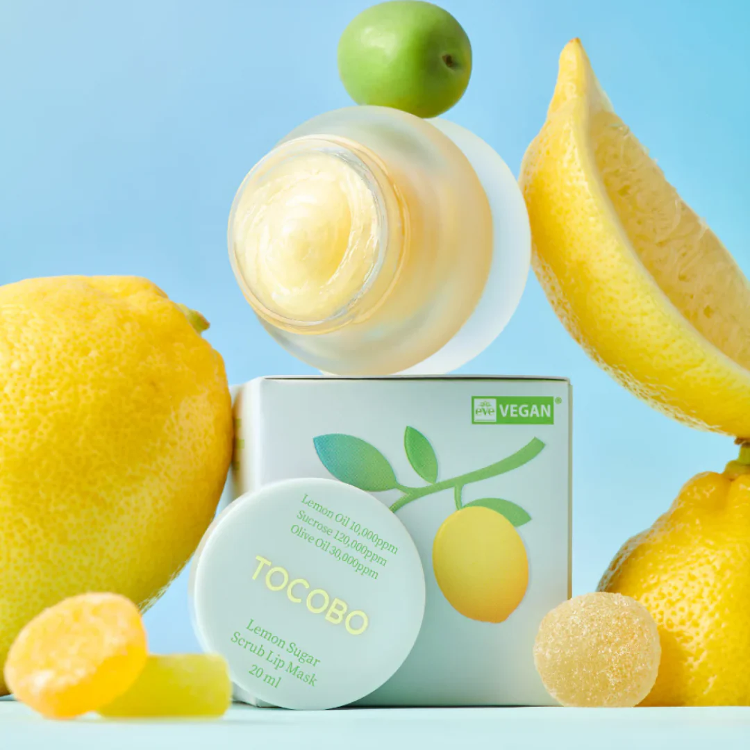 TOCOBO Lemon Sugar Scrub Lip Mask 20ml - Image 5
