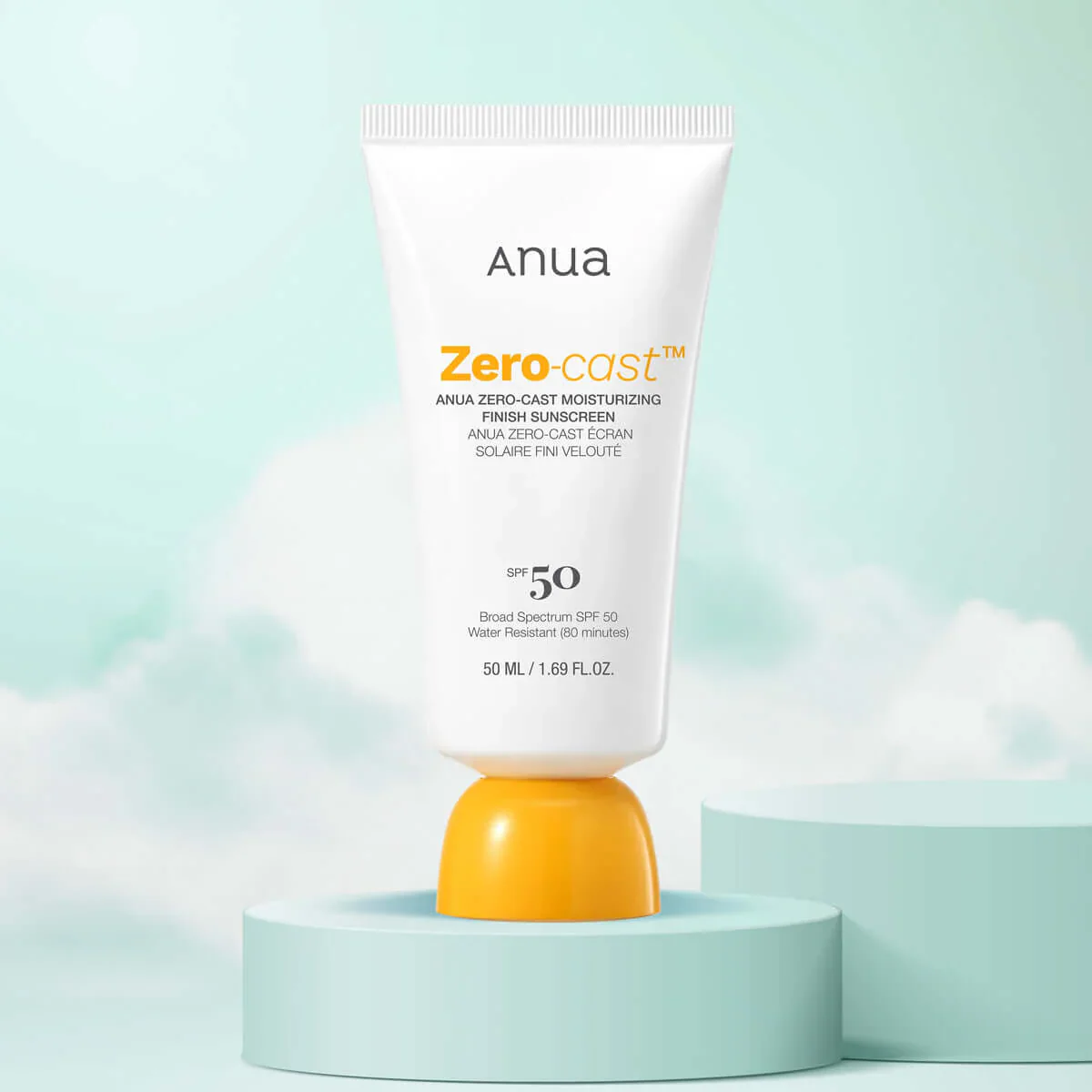 ANUA Zero-Cast Moisturizing Finish Sunscreen 50mL - Image 4